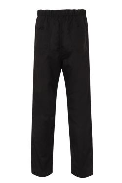 Mens Linen Beach Trousers Black #2